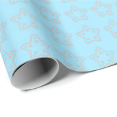 Mooie Zeesterpatroon Naadloos Design Cadeaupapier (Rol Hoek)