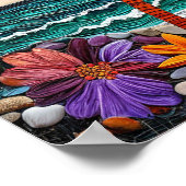 Mooie zeezicht poster (Hoek)