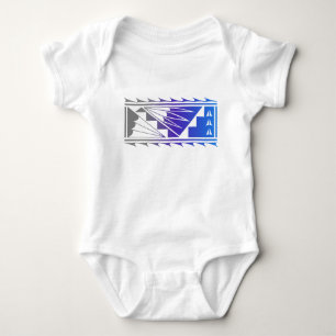 Mooie Zegeningen - Grijs/Paars/Blauw - Romper