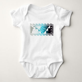 Mooie Zegeningen - Grijs/teal/Zwart - Romper