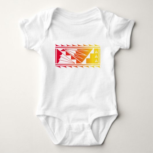 Mooie Zegeningen - Rood/Geel - Romper (Voorkant)
