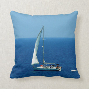 Mooie zeilboot kussen