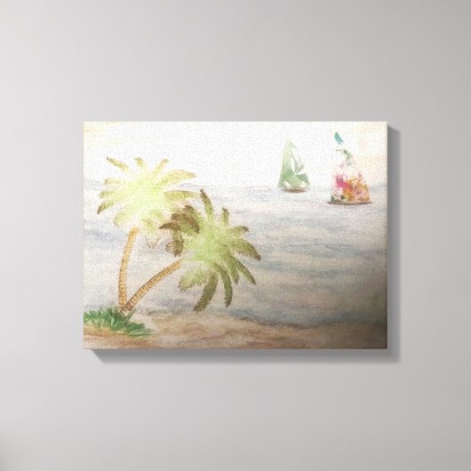 Mooie zeilen canvas afdruk (Voorkant)