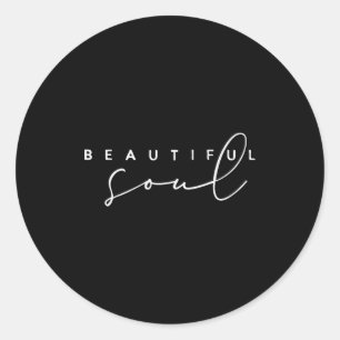 Mooie Ziel - Motiverend En Inspirerend Ronde Sticker