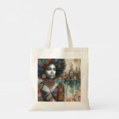 Mooie zielige vrouw van genade tote bag (Achterkant)