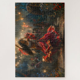 Mooie zigeunerdanseres legpuzzel