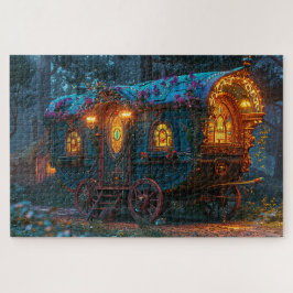 Mooie Zigeunerwagen Legpuzzel