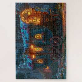 Mooie Zigeunerwagen Legpuzzel