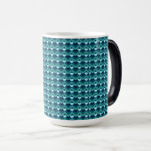 Mooie Zigzag Print Afstudeerklas Magische Mok (Voorkant rechts)