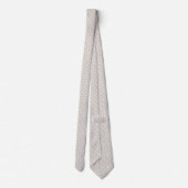 Mooie zigzag witte rode bloem stropdas (Achterkant)
