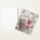 mooie zijden roze cadeau doos planner (Display)