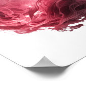 Mooie Zilveren ABSTRACTE KUNST Modeprint Poster (Hoek)