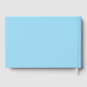 Mooie zilveren bruiloft Folie Guestbook Gastenboek (Achterkant)