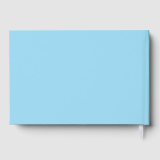 Mooie zilveren bruiloft Folie Guestbook Gastenboek (Achterkant)