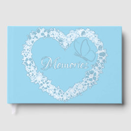 Mooie zilveren Folie gastenboek