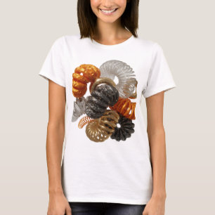 Mooie zilveren SINAASAPPEL EN GOUD HAARLINTEN Prin T-shirt