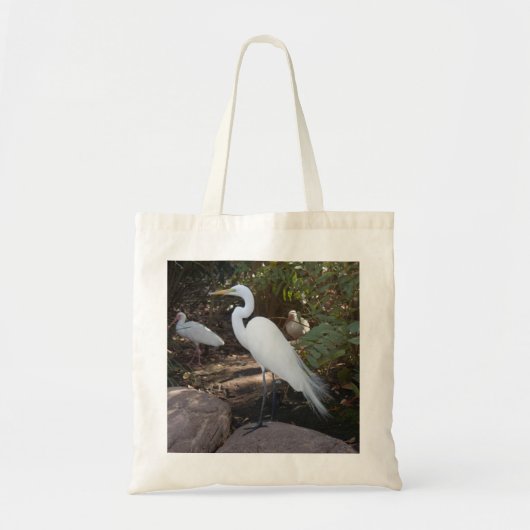 "Mooie Zilverreiger" Tas (Voorkant)
