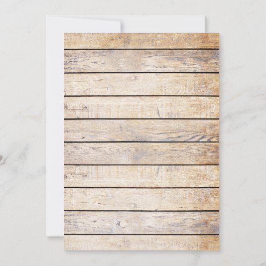 Mooie zip line uitnodiging (Achterkant)