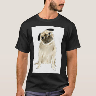Mooie zittende Pug-hond T-shirt