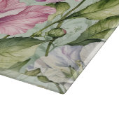 Mooie zoete erwten op Mint Snijplank (Hoek)