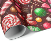 mooie zoete snoepdesign cadeaupapier (Rol Hoek)