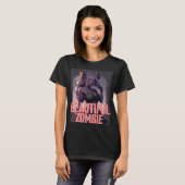 Mooie Zombie Halloween T-shirt (Voorkant volledig)