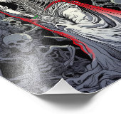 Mooie Zombie Queen Foto Afdruk (Hoek)