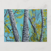 Mooie zomer Birch Briefkaart (Voorkant)