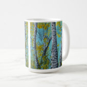 Mooie zomer Birch Koffiemok (Voorkant rechts)
