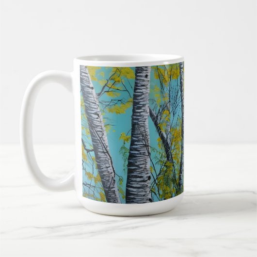 Mooie zomer Birch Koffiemok (Links)
