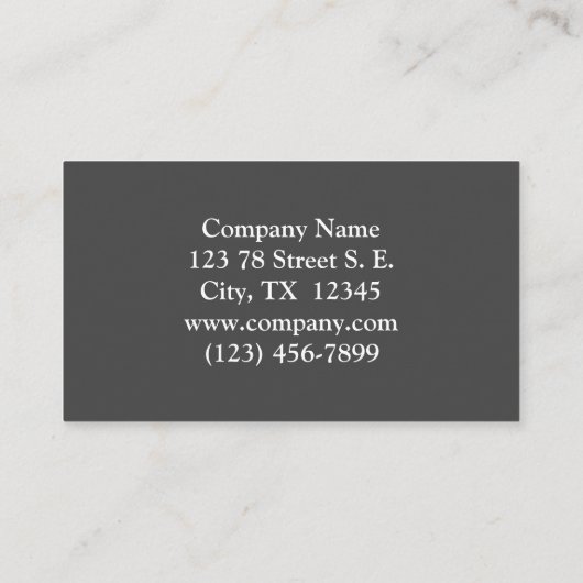 Mooie zomer Birch Visitekaartje (Achterkant)