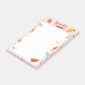 Mooie Zomer Illustratie Ijs Fruit Post-it® Notes (Schuin)