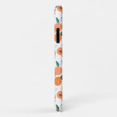 Mooie Zomer Perzik Patroon | Monogram Case-Mate iPhone Case (Achterkant/rechts)