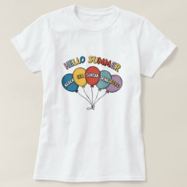Mooie zomer t-shirt