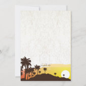 Mooie zomer uitnodiging (Achterkant)