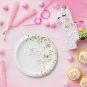 Mooie zomer wilde bloemen elke douche papieren bordje (Feest)