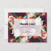 Mooie zomerbloemen dank u kaart (Voorkant)