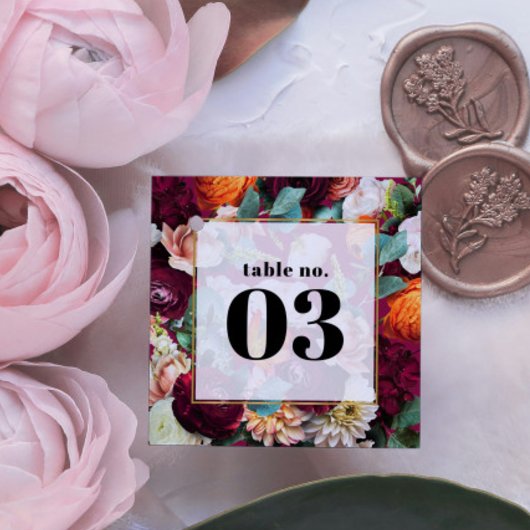 Mooie Zomerbloemen Trouwtafel No.