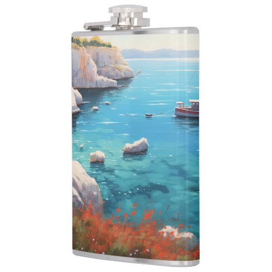 Mooie zomerdag heupfles (Links)