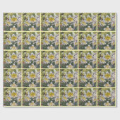 Mooie zomerlelie cadeaupapier (Vlak)