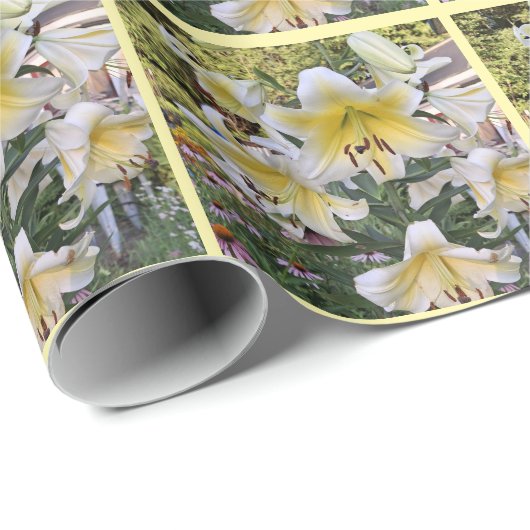 Mooie zomerlelie cadeaupapier (Rol Hoek)