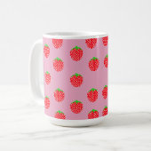 Mooie zomerse bessen koffiemok (Voorkant links)