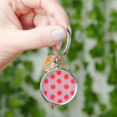 Mooie zomerse bessen sleutelhanger (Hand)