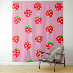 Mooie zomerse bessen wandkleed