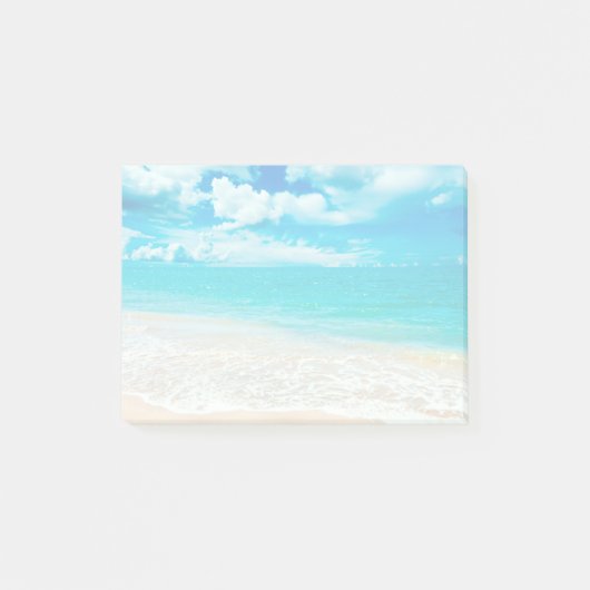 Mooie Zomerstrand Post-it® Notes (Voorkant)