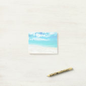 Mooie Zomerstrand Post-it® Notes (Op bureau)
