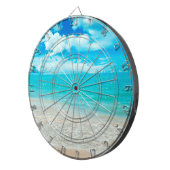 Mooie zomervakantie dartbord (Voorkant Rechts)