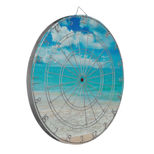 Mooie zomervakantie dartbord (Voorkant Links)