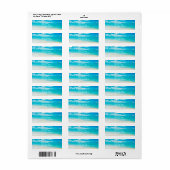 Mooie zomervakantie etiket (Full Sheet)