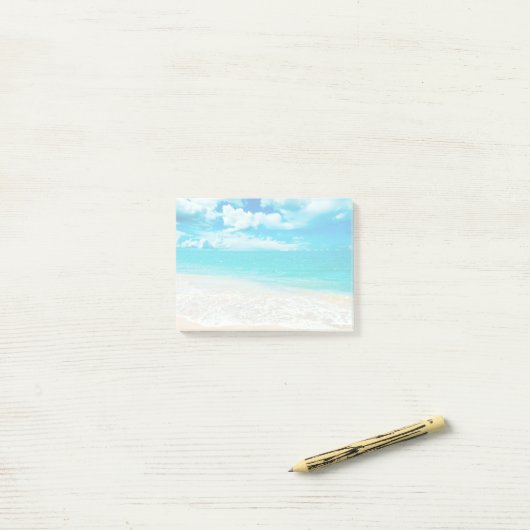 Mooie zomervakantie post-it® notes (Op bureau)